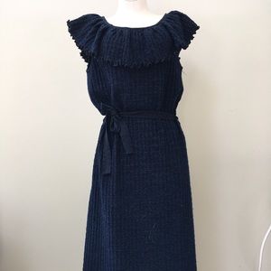 Vintage goldworm knit dress